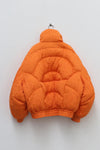 CHENPENG Orange Pleated Puffer Jacket CP20AWJ015